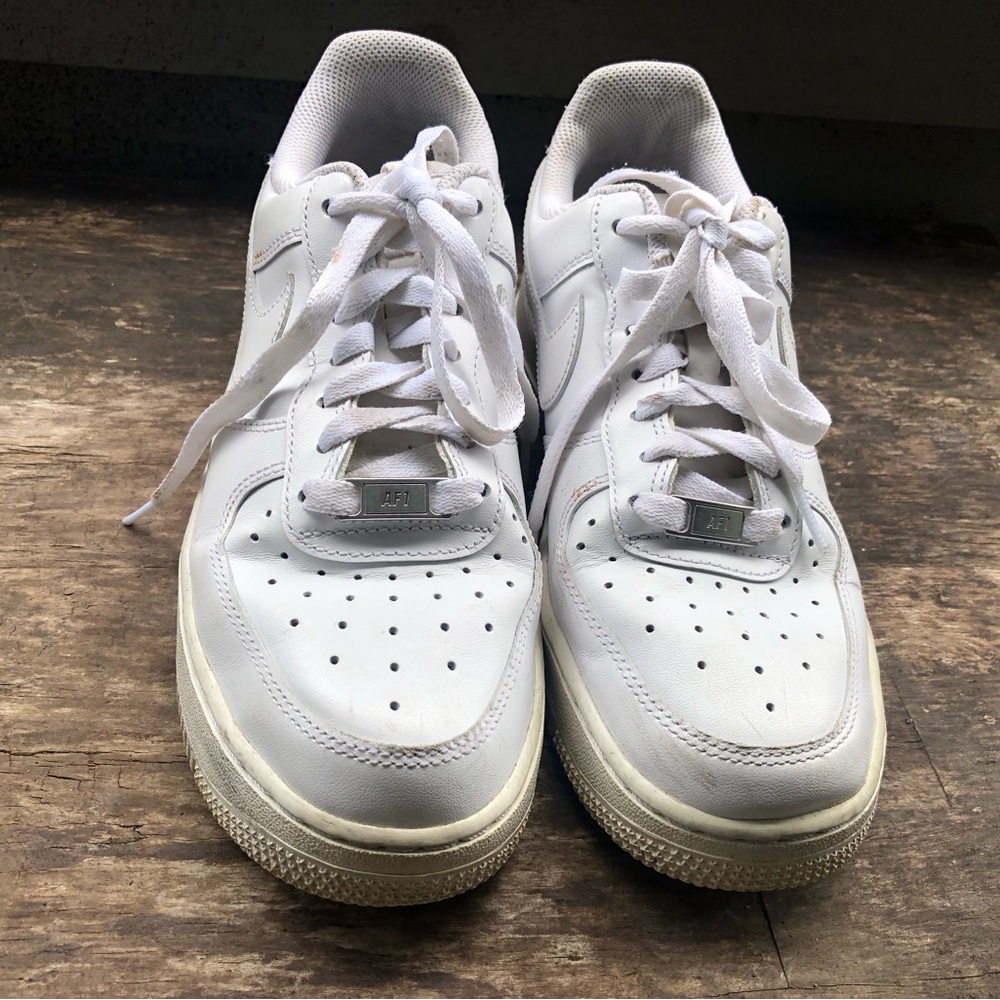 Nike Air Force 1 '07 Womens White Athletic Shoes Sneakers 315115-112 Size 8 - Picture 2 of 13